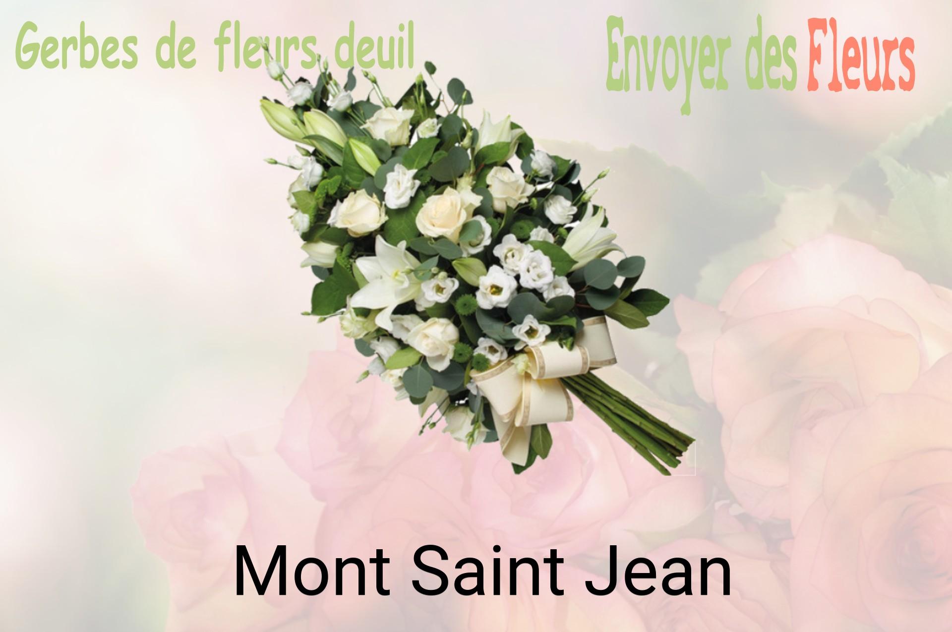 Gerbe de fleurs de deuil livrée à Mont-Saint-Jean